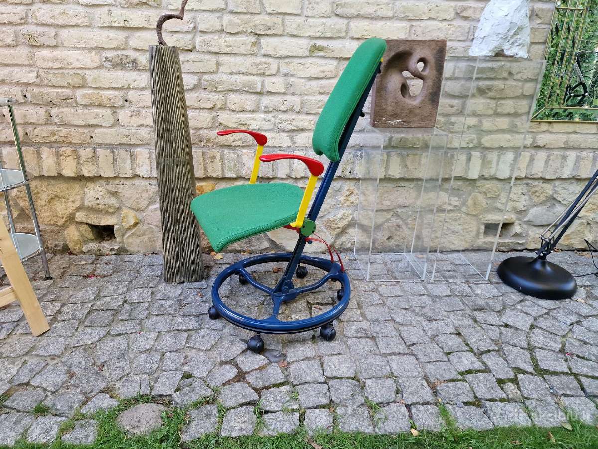 Vintažinė Mid Century autorinė darbo kėdė - nuotraukos Nr. 30