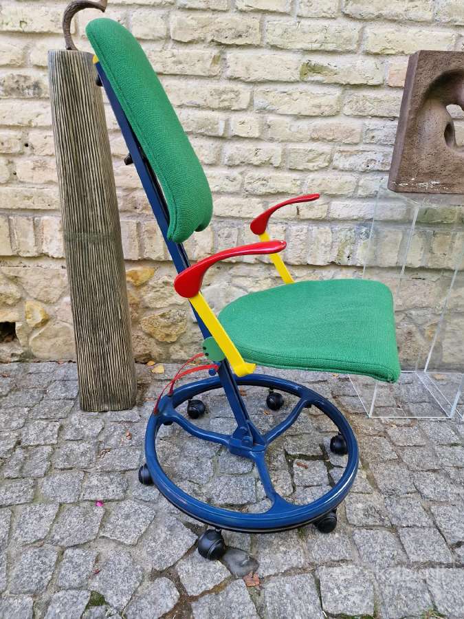 Vintažinė Mid Century autorinė darbo kėdė - nuotraukos Nr. 34