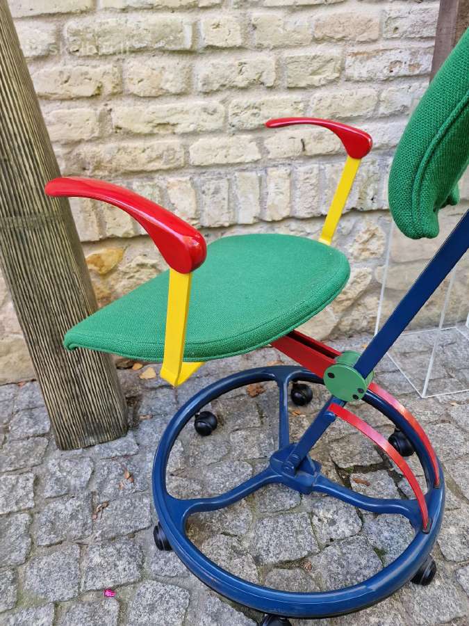 Vintažinė Mid Century autorinė darbo kėdė - nuotraukos Nr. 36