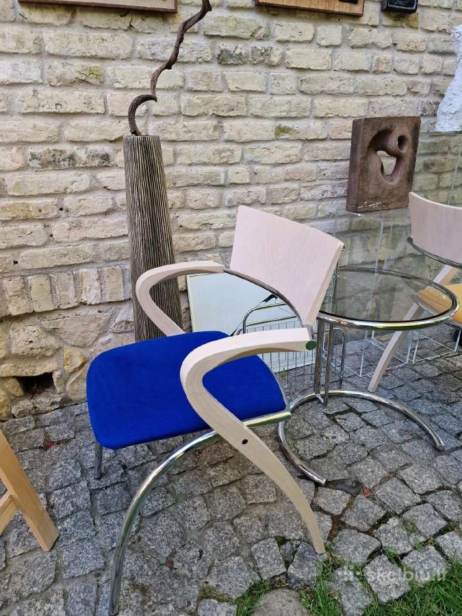 Vintažinių Mid Century autorinių kėdžių pora - nuotraukos Nr. 12