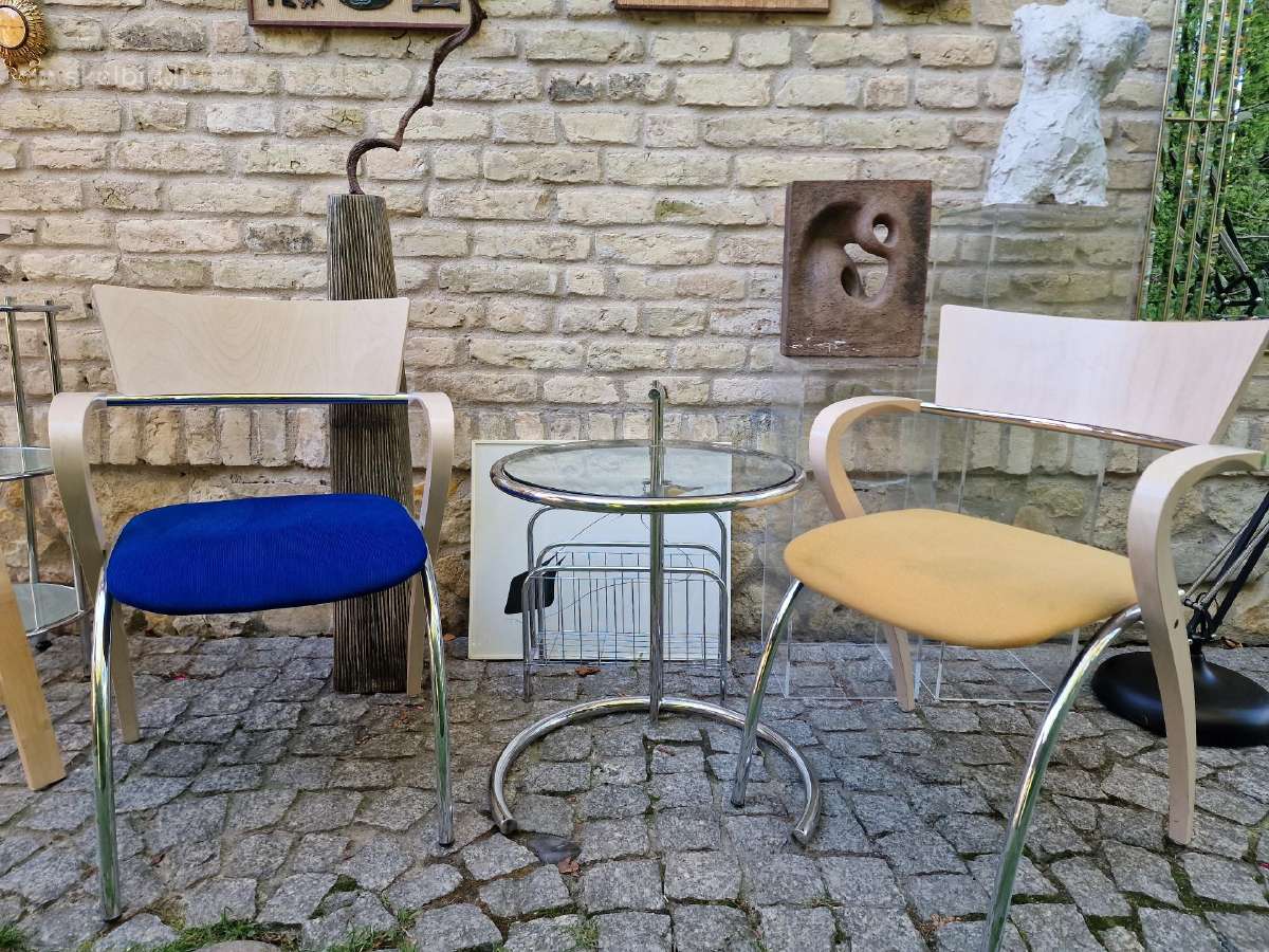 Vintažinių Mid Century autorinių kėdžių pora - nuotraukos Nr. 13
