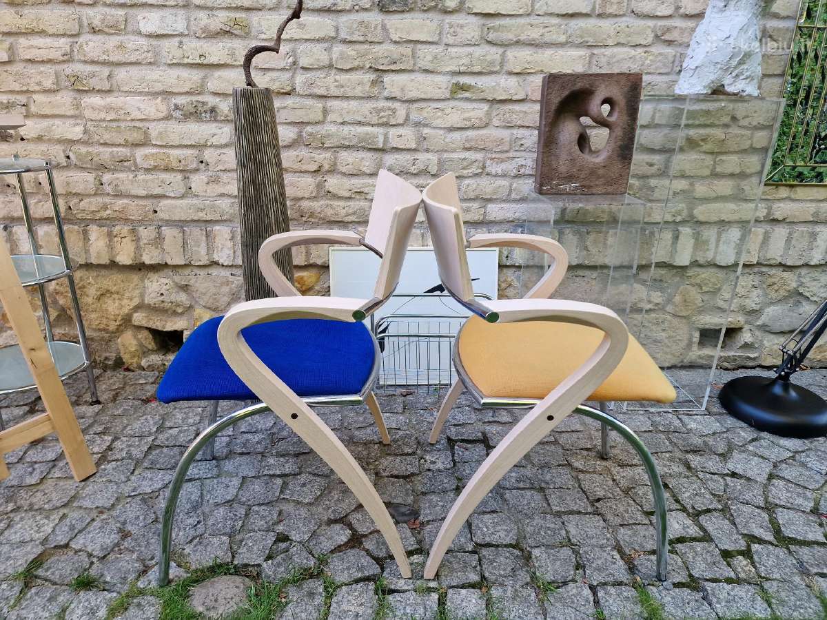Vintažinių Mid Century autorinių kėdžių pora - nuotraukos Nr. 14