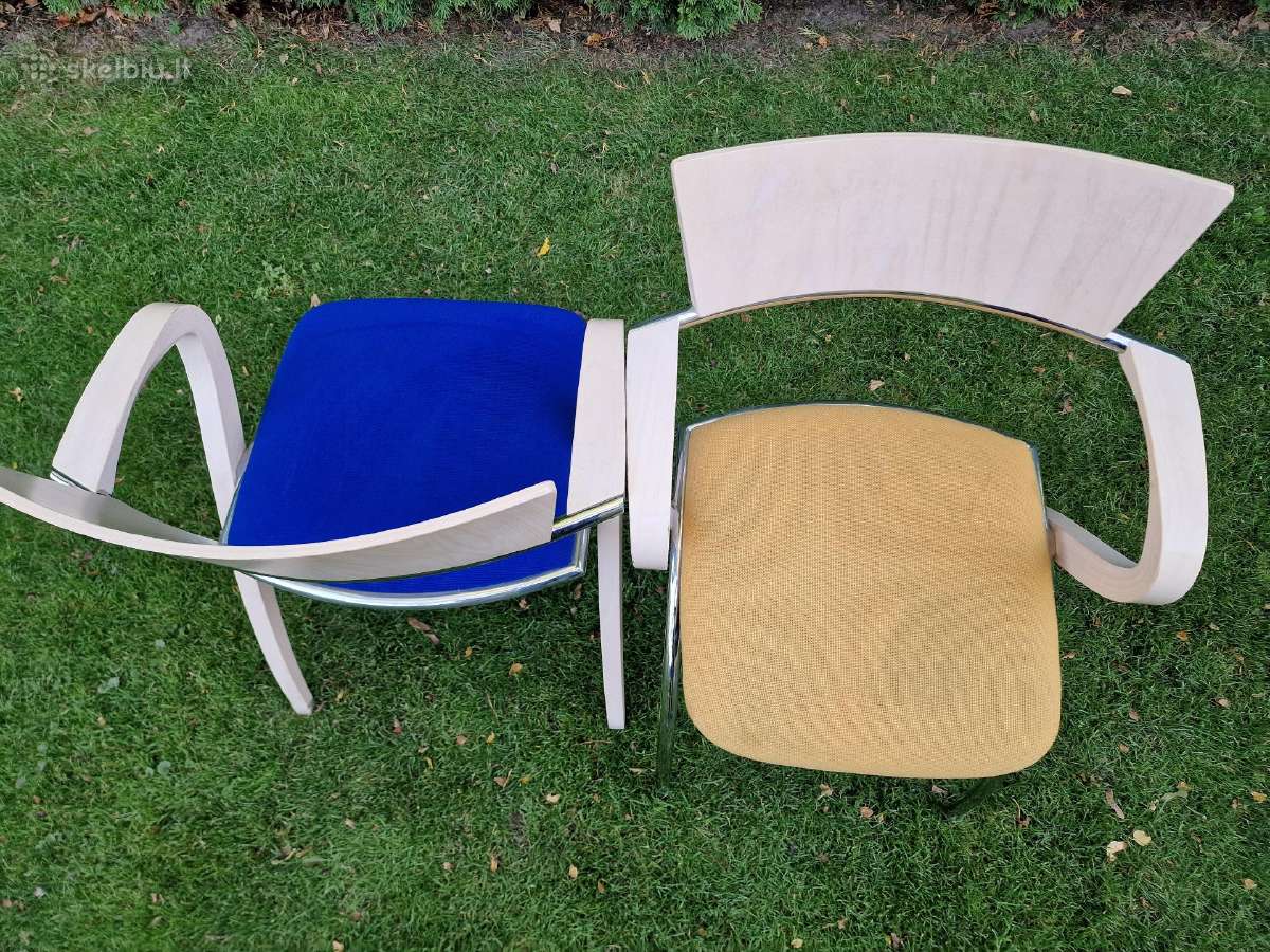 Vintažinių Mid Century autorinių kėdžių pora - nuotraukos Nr. 29