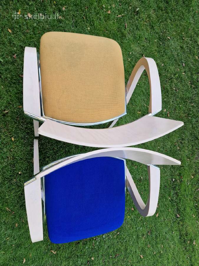 Vintažinių Mid Century autorinių kėdžių pora - nuotraukos Nr. 33