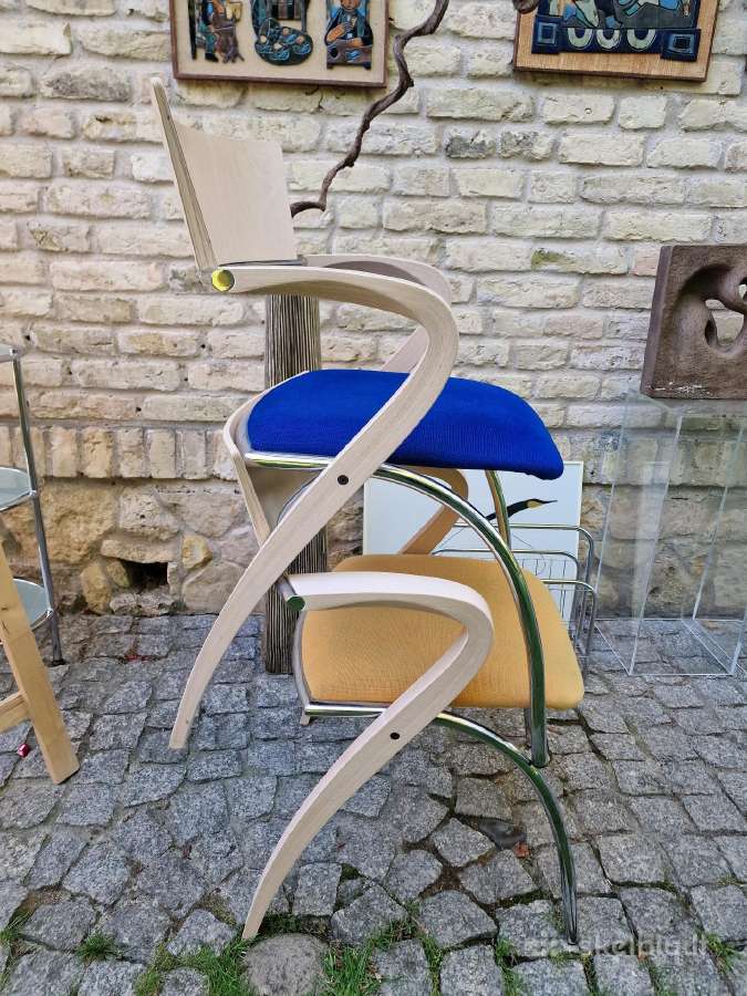 Vintažinių Mid Century autorinių kėdžių pora - nuotraukos Nr. 35