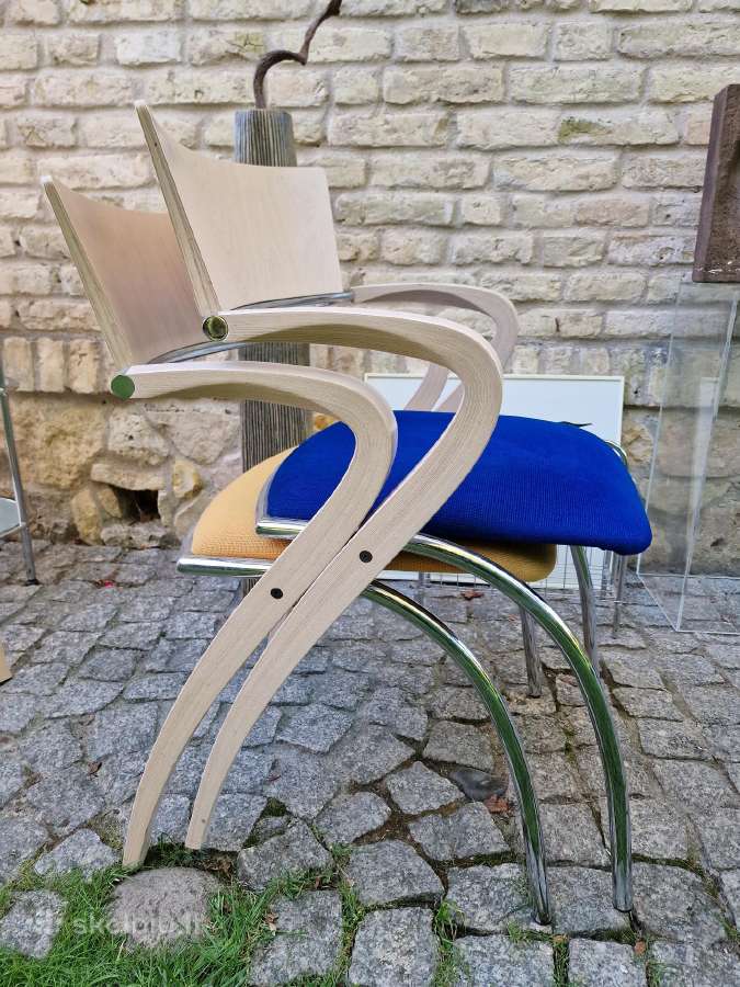 Vintažinių Mid Century autorinių kėdžių pora - nuotraukos Nr. 37