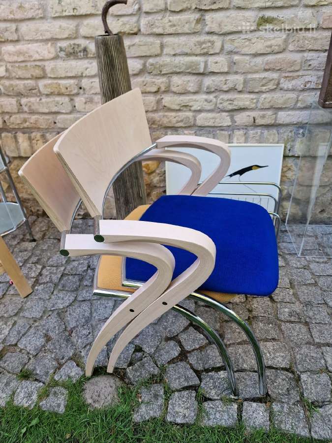 Vintažinių Mid Century autorinių kėdžių pora - nuotraukos Nr. 38