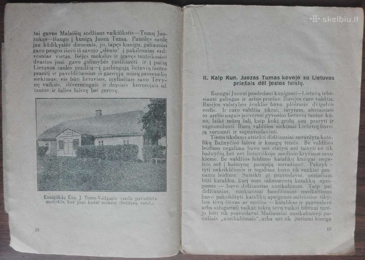 1902a. Kun. Tumo - Vaižganto Gyvenimas Ir Darbai - nuotraukos Nr. 4