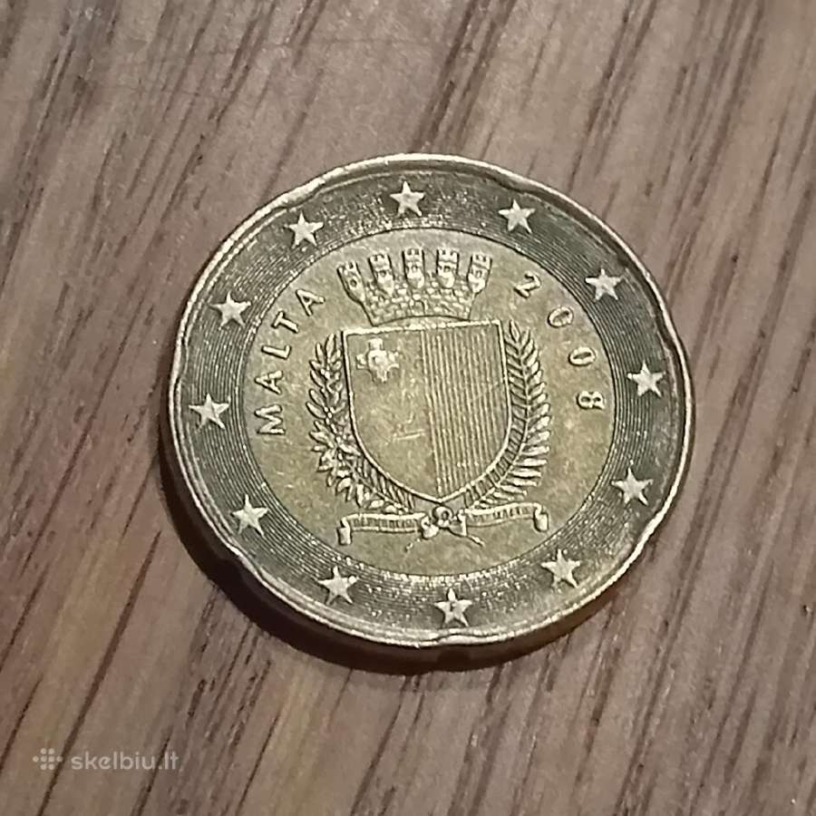 Keletas euro monetų (7 vnt.), Malta - nuotraukos Nr. 4