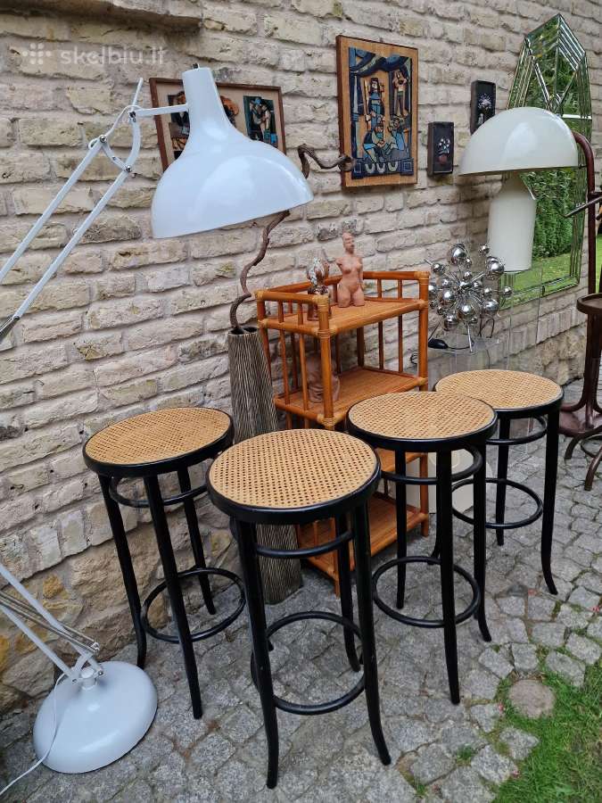 Vintažinė mid century Thonet st. baro kėdės - nuotraukos Nr. 12
