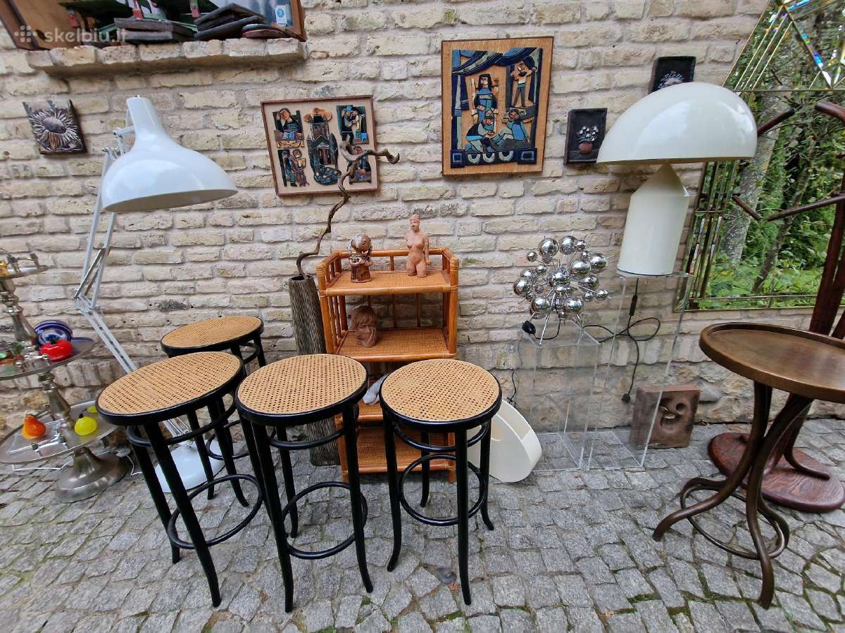 Vintažinė mid century Thonet st. baro kėdės - nuotraukos Nr. 19