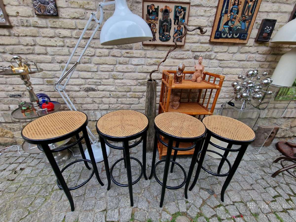 Vintažinė mid century Thonet st. baro kėdės - nuotraukos Nr. 21