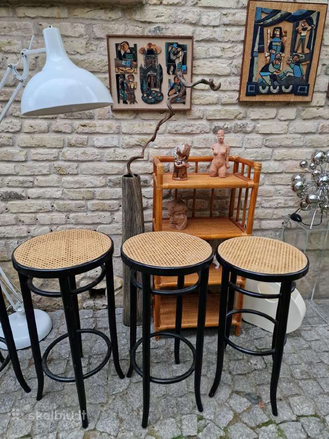 Vintažinė mid century Thonet st. baro kėdės - nuotraukos Nr. 27