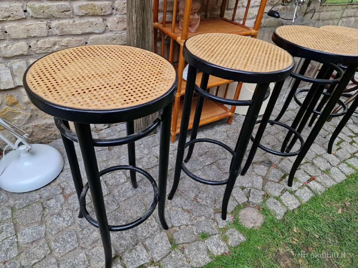 Vintažinė mid century Thonet st. baro kėdės - nuotraukos Nr. 32