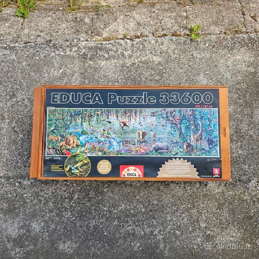 Idealios būklės Educa Puzzle 33600 pc - nuotraukos Nr. 2