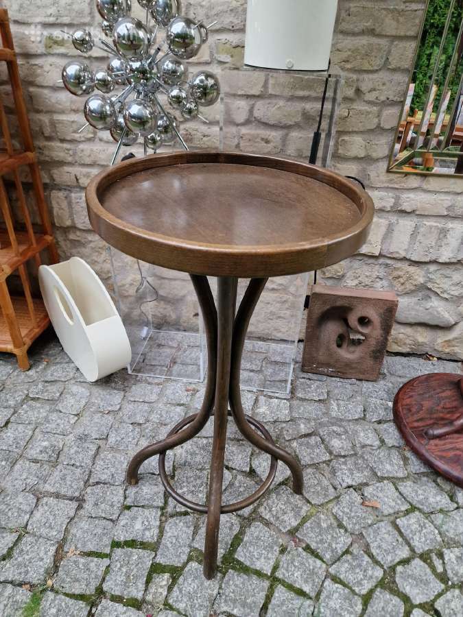Vintažinis mid century Thonet namų baro staliukas