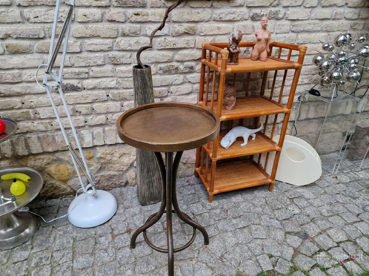 Vintažinis mid century Thonet namų baro staliukas - nuotraukos Nr. 14