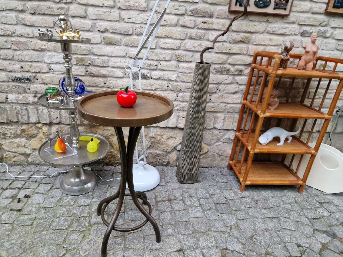 Vintažinis mid century Thonet namų baro staliukas - nuotraukos Nr. 17