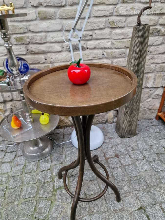 Vintažinis mid century Thonet namų baro staliukas - nuotraukos Nr. 19