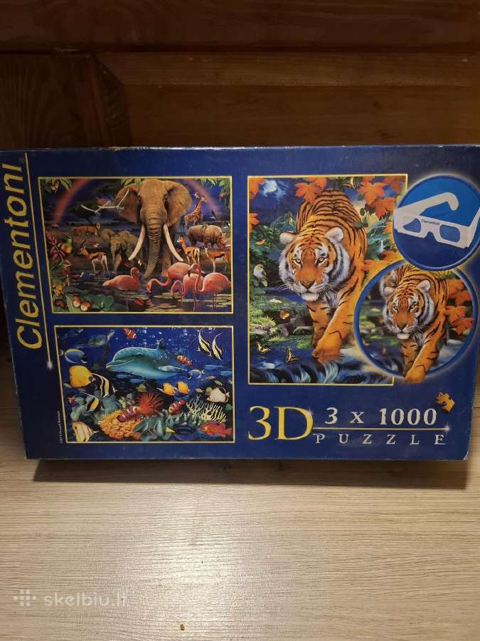Šviečianti dėlionė ir 31000 dėlionių rinkinys