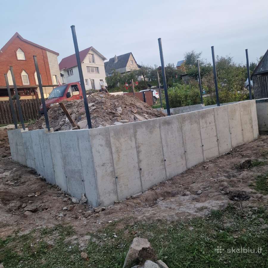 Atraminės sienelės ,pamatukai,pervežimai - nuotraukos Nr. 4