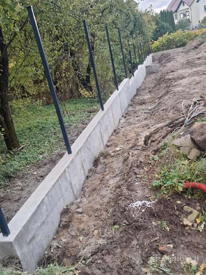 Atraminės sienelės ,pamatukai,pervežimai - nuotraukos Nr. 6