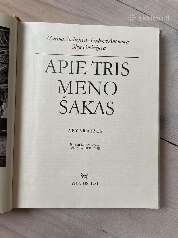 Knyga apie tris meno šakas - nuotraukos Nr. 2