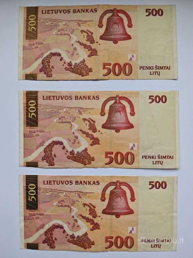 Keičiu 500lt banknotus į Gaono monetas - nuotraukos Nr. 2