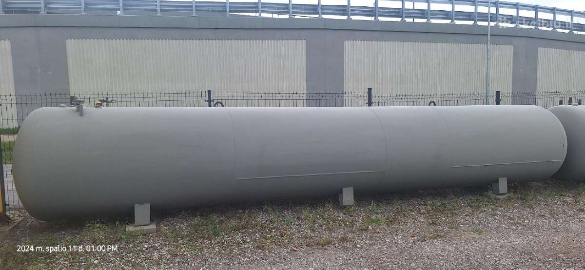 Požeminė dujų talpa (cisterna) 9100 l.