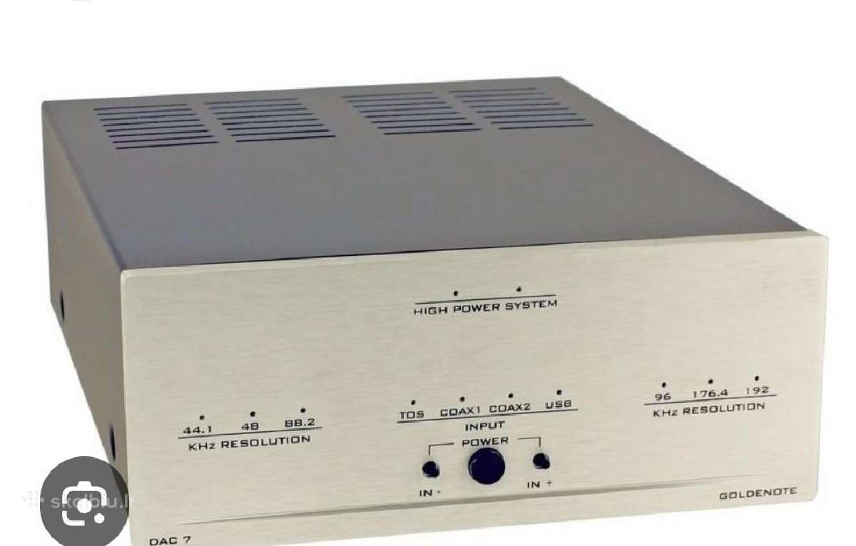 Goldenote dac-7 skaitm.analog. keitiklis Dac - nuotraukos Nr. 3