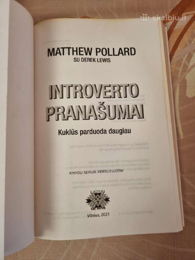 Introverto pranašumai , kuklūs parduoda daugiau - nuotraukos Nr. 3