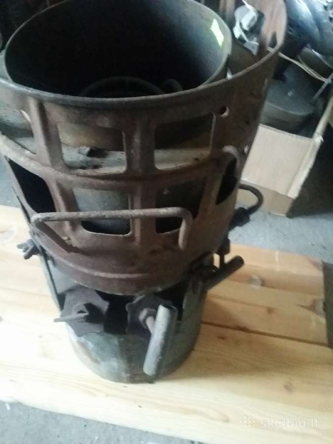 Zibalinis primusas antikvarinis,deze metaline - nuotraukos Nr. 2