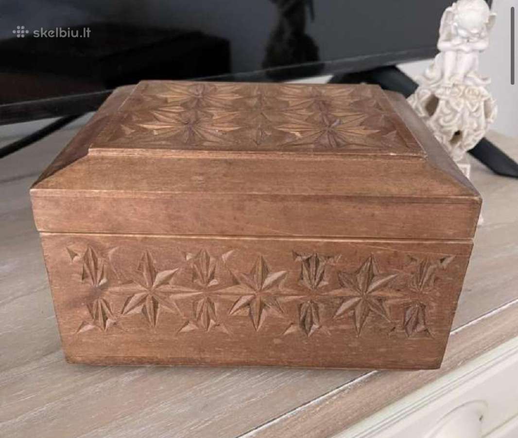 Antikvarinės medinės dėžutės