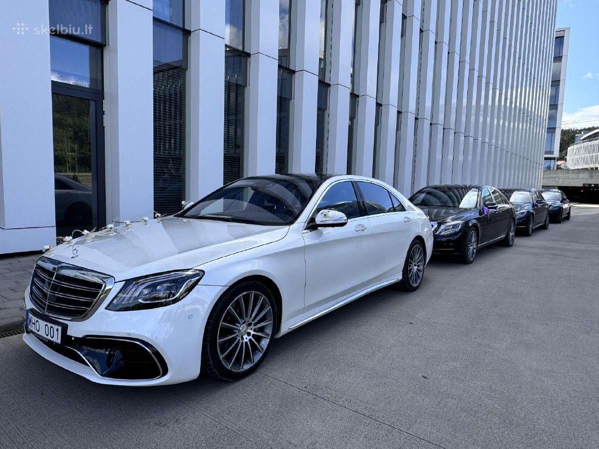Automobilių nuoma vestuvėms MB S Klasės - nuotraukos Nr. 12