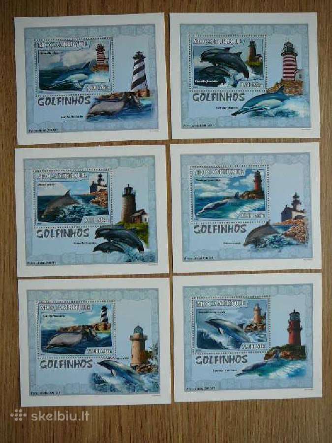 Svyturiai Delfinai Mozambikas 2007 svarus mzbt887