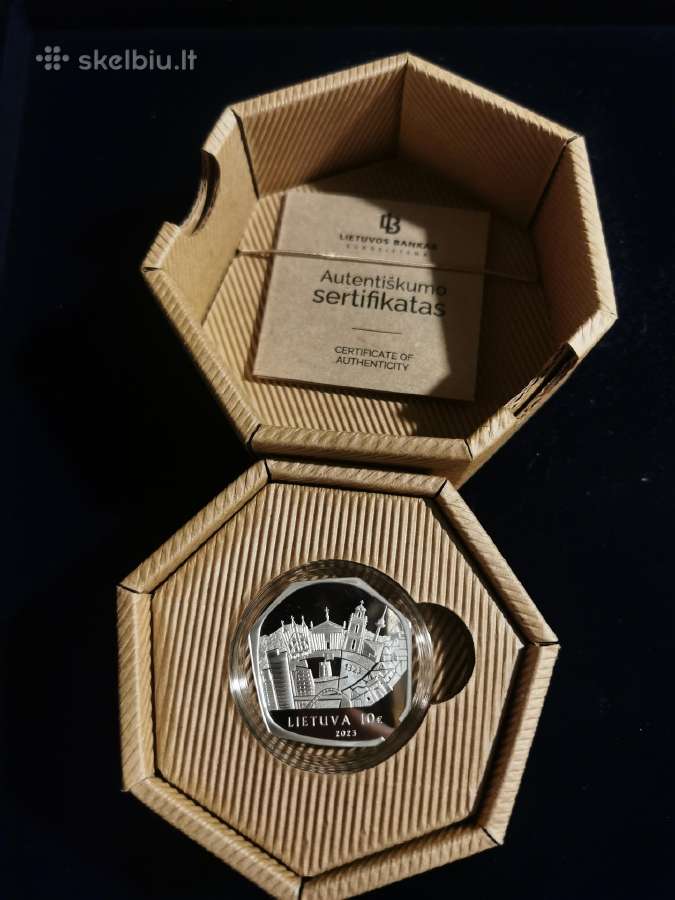 Sidabrinė moneta Vilniui - 700
