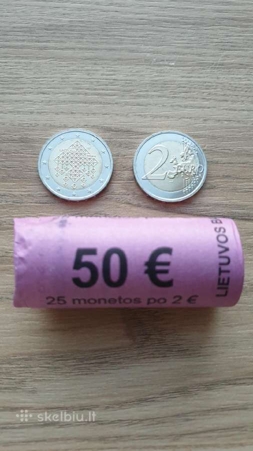 2024 metų 2 eurai Šiaudiniai sodai