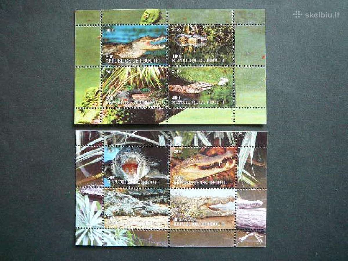 Krokodilai Dzibutis 2010 Mnh dz871