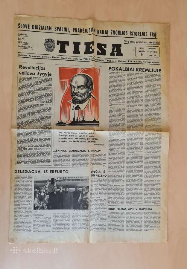 Tarybinis Ltsr laikraštis Tiesa 1987-11-06, nr 257 - nuotraukos Nr. 3