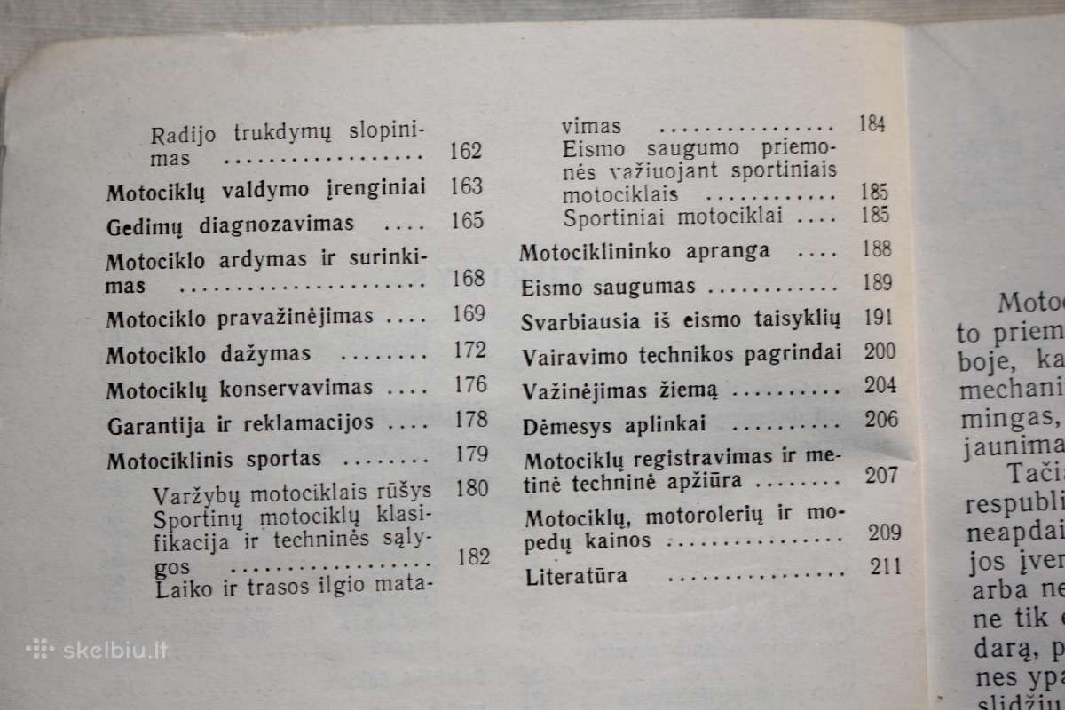 Motociklai motoroleriai ir mopedai knyga 1976m. - nuotraukos Nr. 4