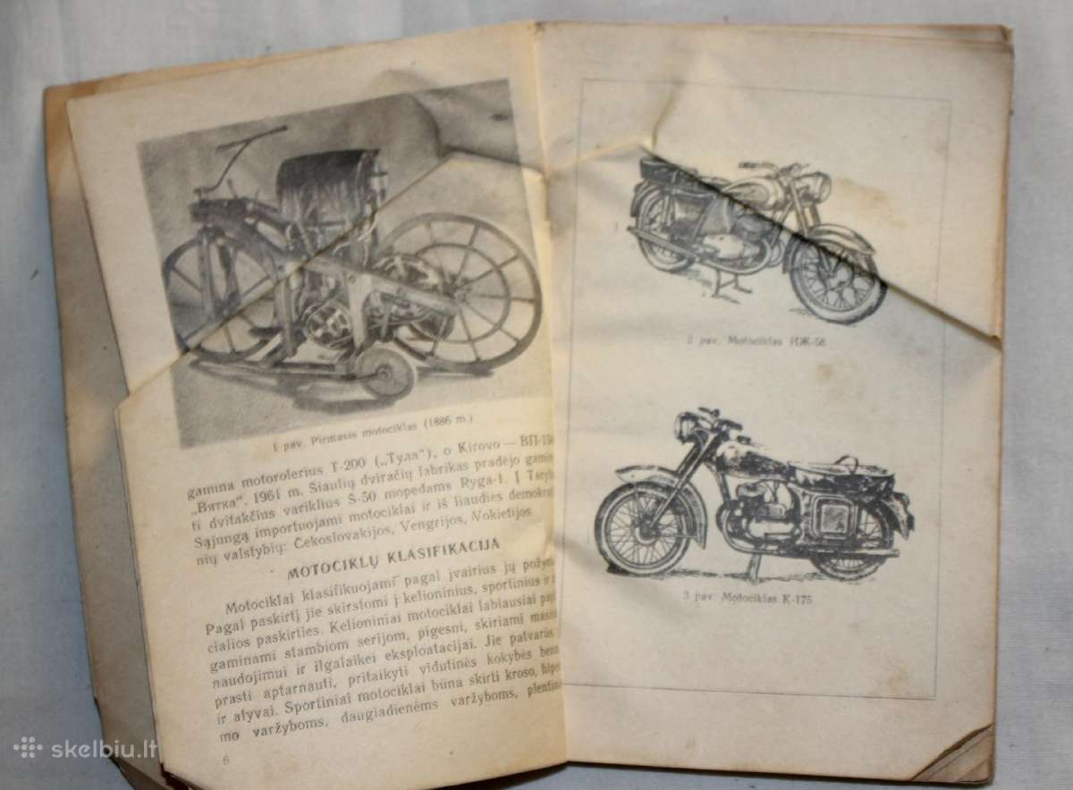 Motociklai knyga 1961 m. - nuotraukos Nr. 4
