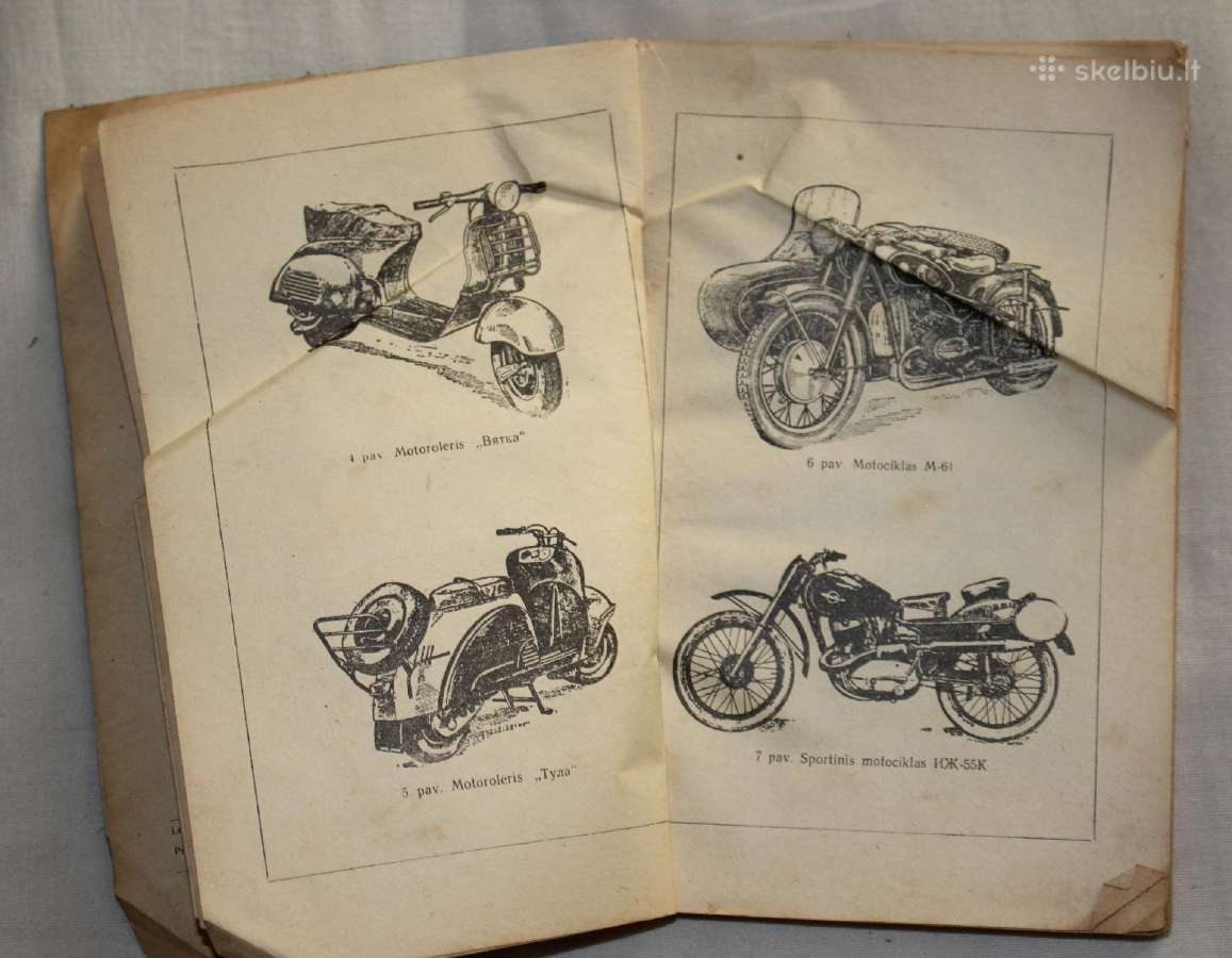 Motociklai knyga 1961 m. - nuotraukos Nr. 5
