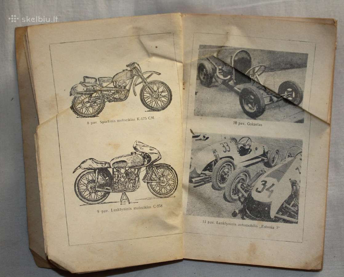 Motociklai knyga 1961 m. - nuotraukos Nr. 6