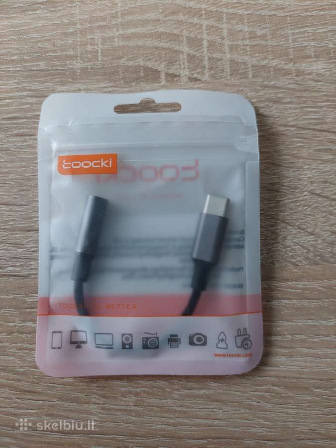 Usb С to 3,5 mm ausinių lizdas