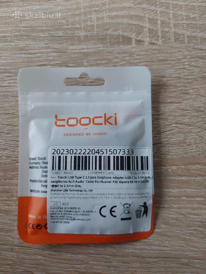 Usb С to 3,5 mm ausinių lizdas - nuotraukos Nr. 2