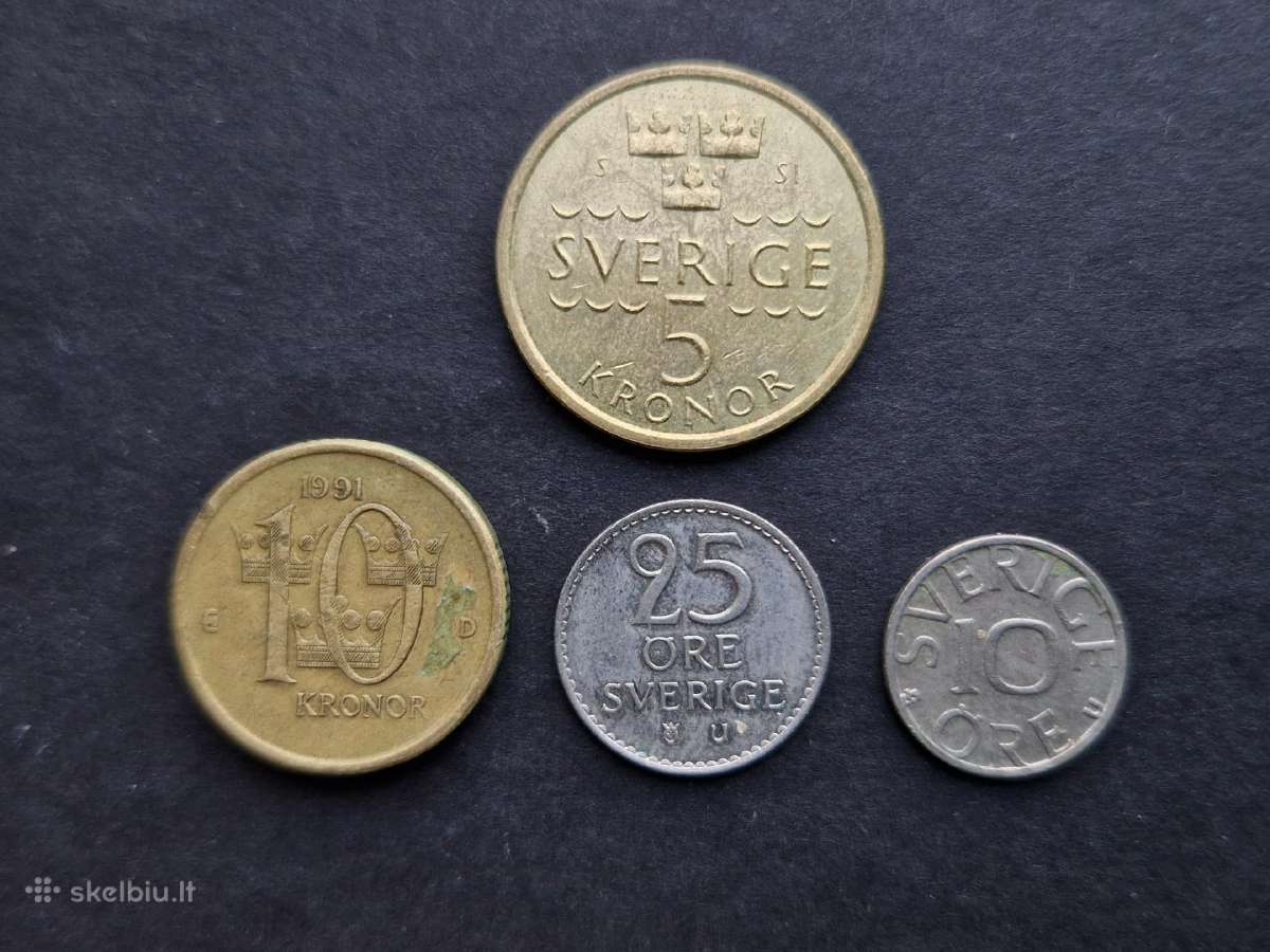 Atnaujinta. Švedijos Karalystės monetos - nuotraukos Nr. 22