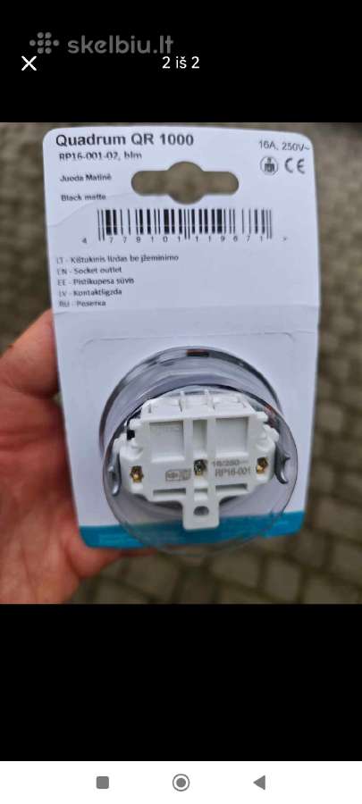 Vilma Qr1000 be įžeminimo 52vnt. - nuotraukos Nr. 2