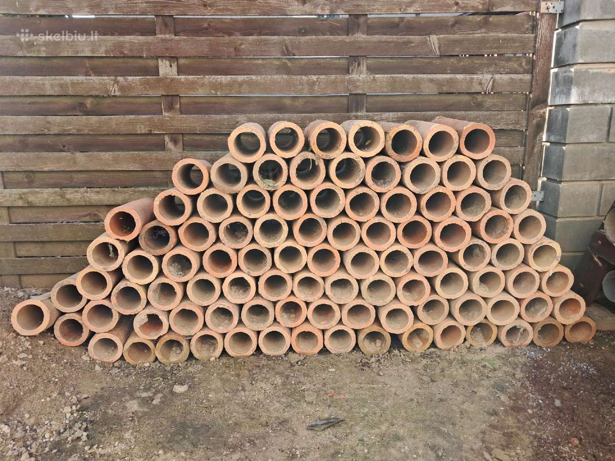 Parduodami moliniai drenažo vamzdeliai