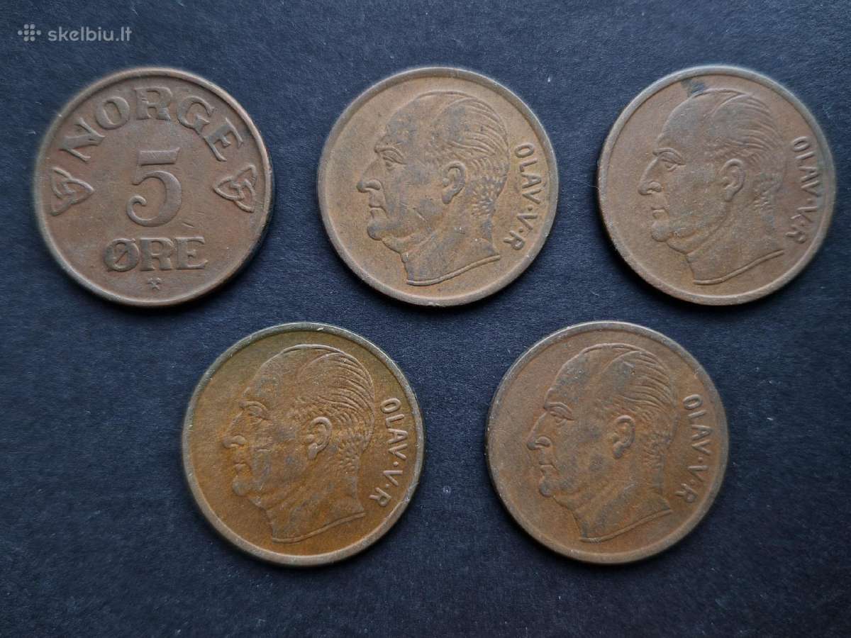 Norvegijos Karalystės monetos - nuotraukos Nr. 3