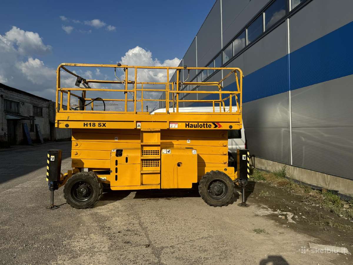 Žirklinis keltuvas nuoma 12,15,18 metru